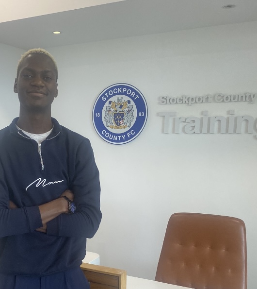 Raymond Sensalire Gala at the Stockport County training ground